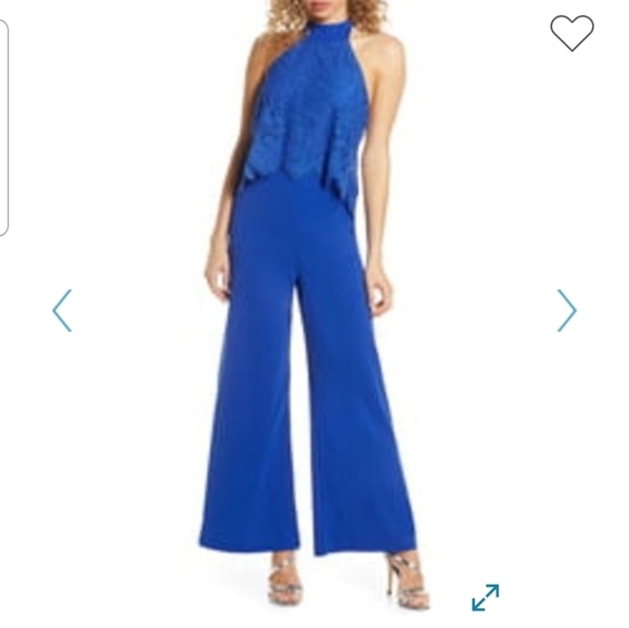 lulus blue jumpsuit